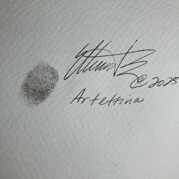 Original painting chickadee bird garden art botanical nature decor Artettina USA - Picture 7 of 8